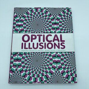 Optical Illusions Book by Inga Menkhoff Hardback Dust Jacket Art Drawing